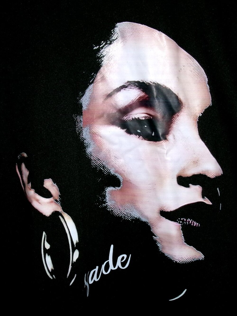 Sade face portrait 2xl women tee - smooth jazz r&b promise love deluxe